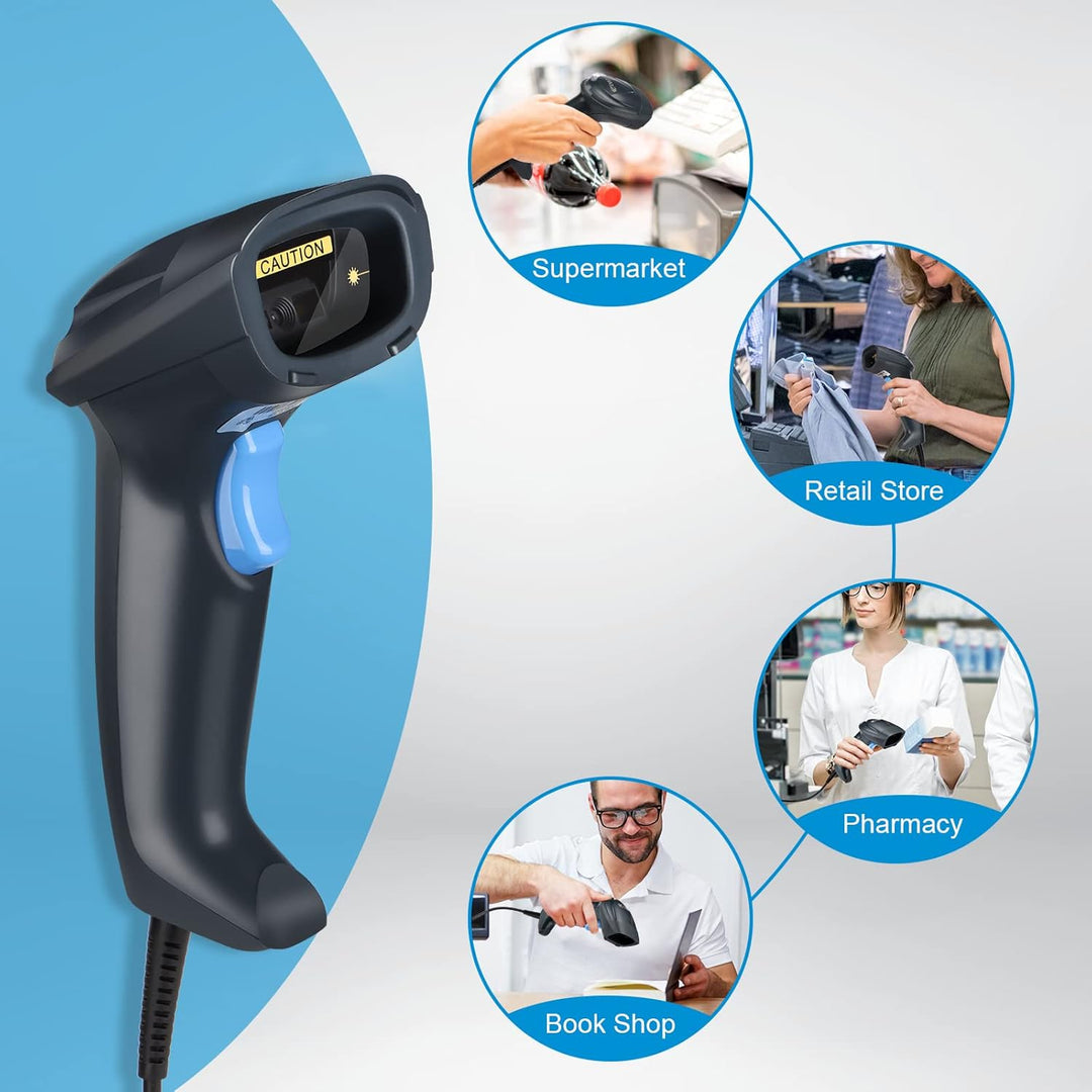 OBZ 1D 2D QR Barcode-Lesegerät, Barcode-Scanner, automatischer und präziser Scan, hohe Geschwindigke