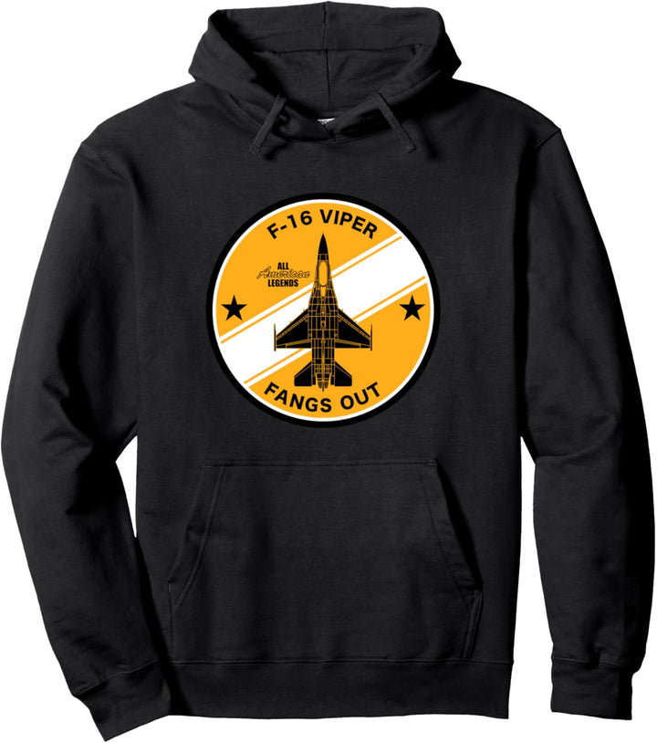 F-16 Viper Patch Pullover Hoodie