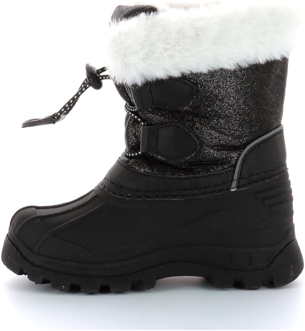 Kickers Jungen Sealsnow Schneestiefel, Noir Brillant