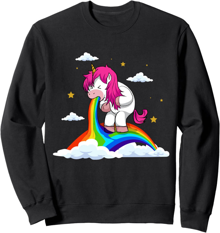 Das fröhliche üble Einhorn Unicorn Sweatshirt