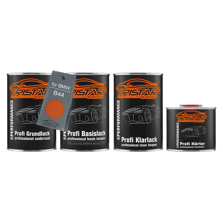TRISTARcolor Autolack Dosen Set für BMW B44 Valencia Orange Metallic 3,5L