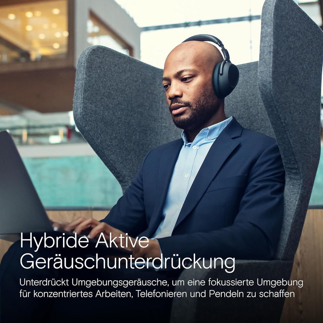 EPOS Adapt 660 USB-C Kabelloses Bluetooth Headset – Hybride ANC, UC-Zertifiziert, Geräuschunterdrück