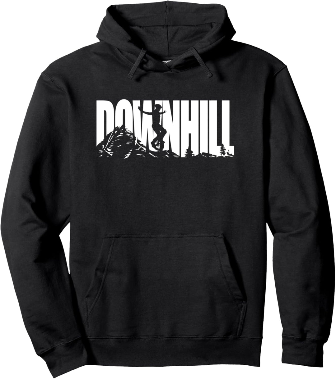 Downhill Einrad Einrad Akrobaten Monocycle Einrad Pullover Hoodie
