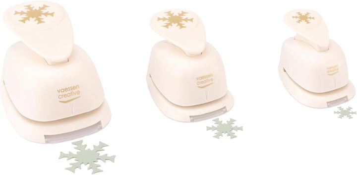 Vaessen Creative Stanzer Set - Motivstanzer - Weihnachten - 3 Stück - Tonpapier und Bastelmaterial b