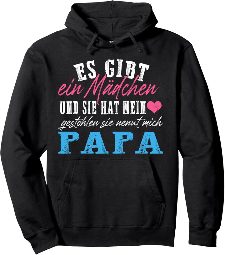 Sie Hat Mein Herz Gestohlen Mädchen Papa Lustig Vater Papi Pullover Hoodie