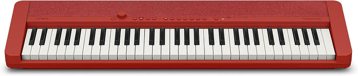 Casio CT-S1RDC2 Piano-Keyboard, Rot, Einheitsgrösse rot Single, rot Single