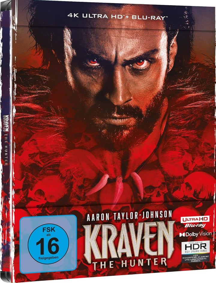 Kraven the Hunter (Steelbook, 4K-UHD + Blu-ray), Blu-ray