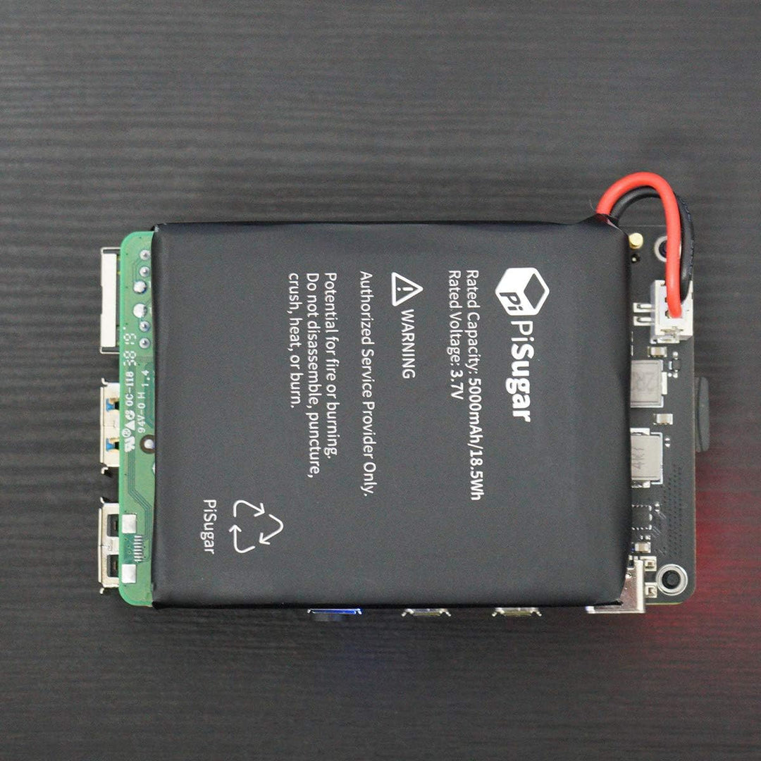 Pisugar 2 Plus Portable 5000 mAh UPS Lithium Battery Power Module Platform for Every Raspberry Pi 3B