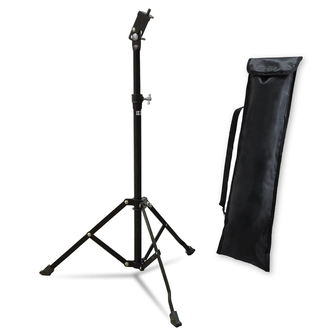 keepdrum DPS Übungspadständer Drum Practice Pad Stand Stativ Ständer mit Tasche