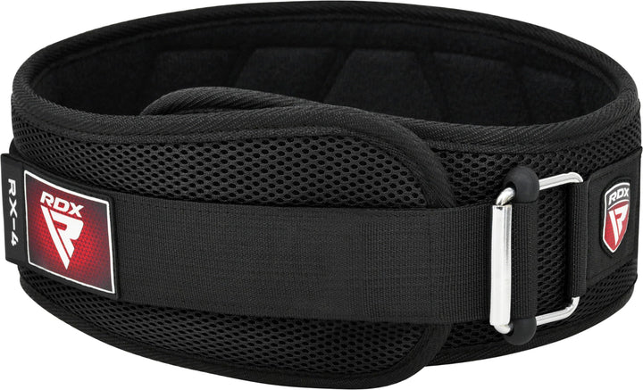 RDX RX4 Weightlifting Belt - EVA Foam Support, Adjustable Nylon Strap &amp; Secure Fit I Gym Belt for Me