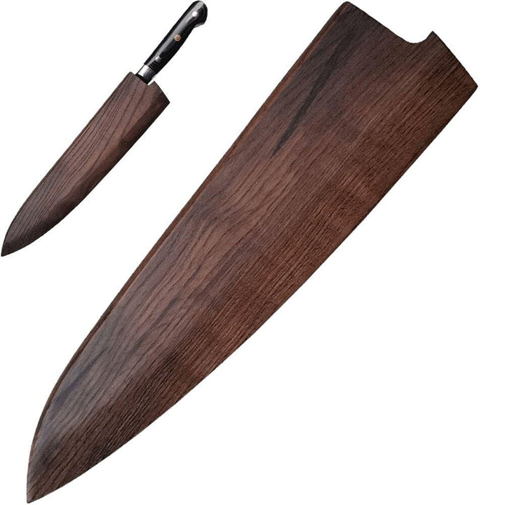 Kochmesser Kantewache, Holzmesserhülle, Messerabdeckung, Messerscheide, Messerblattschutz, Einzelmes