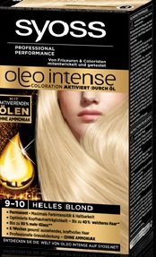 Syoss Oleo Intense 9-10 Helles Blond 115ml, 3er Pack (3x115ml) beige (blonde), beige (blonde)