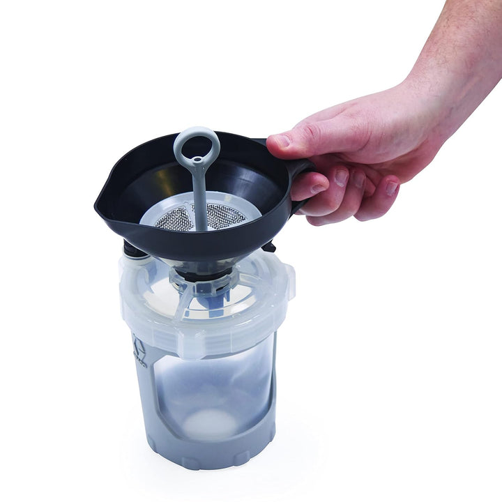 Graco 18B057 Trichter-Sieb-Satz – für tragbare Magnum-Farbspritzgeräte von Graco, Schwarz/Grau