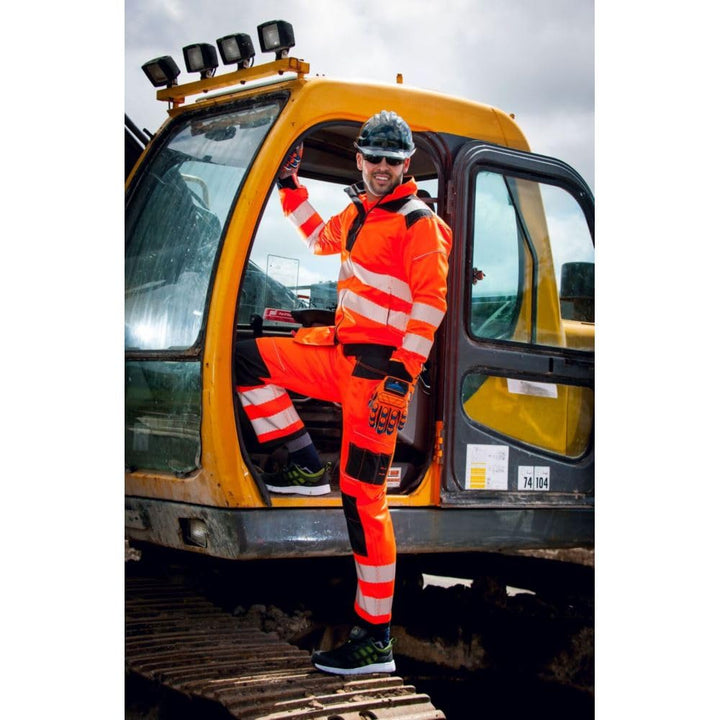 Portwest PW3 Warnschutzjacke, Grösse: XL, Farbe: Orange/Schwarz, T500OBRXL