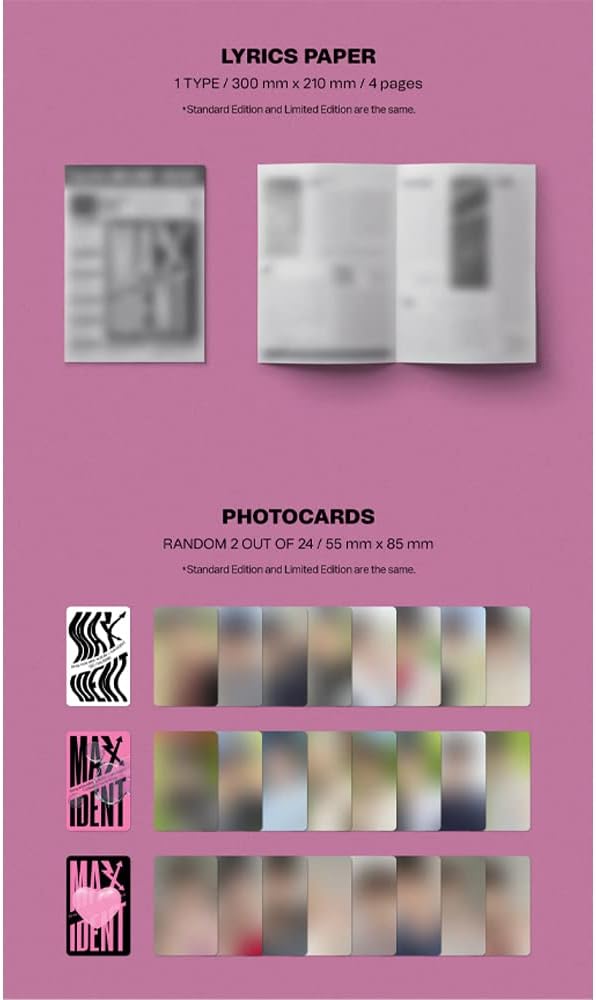 dreamus Stray Kids [Maxident] Standard-Edition Album T-Crush ver