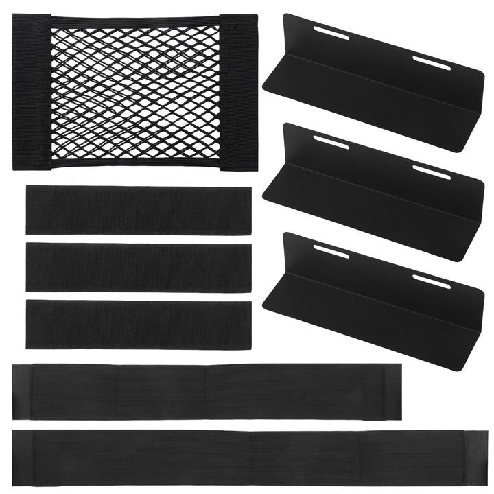 Kofferraum Klett Fixierung Set 3 Kofferraum Organizer Klett 1 Netztasche 2 Elastisches Band mit Klet