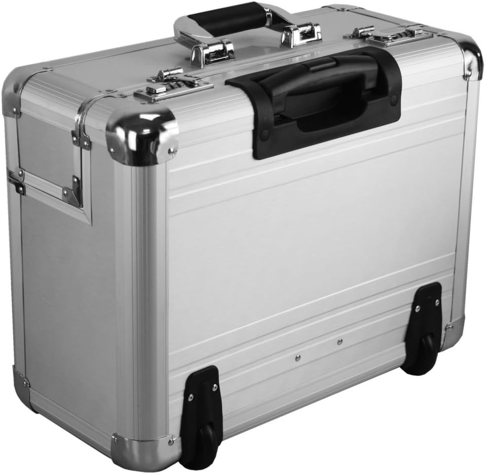 Aluminium Pilotenkoffer Trolley 46,5 cm