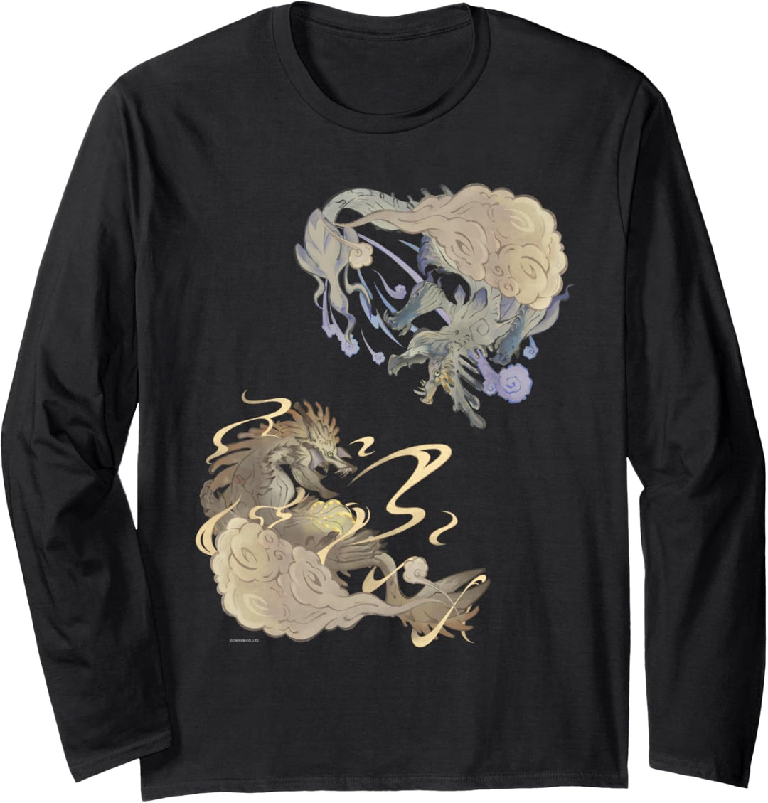 MH RISE Thunder Serpent Narwa&amp;Wind Serpent Ibushi Langarmshirt