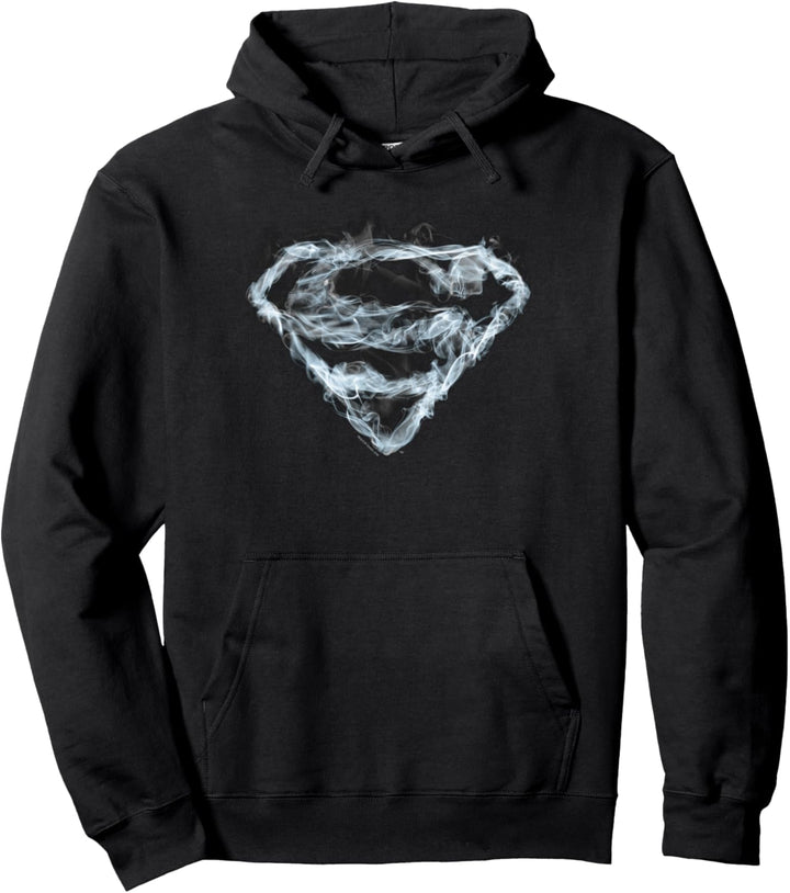 Superman Smoking Shield Pullover Hoodie