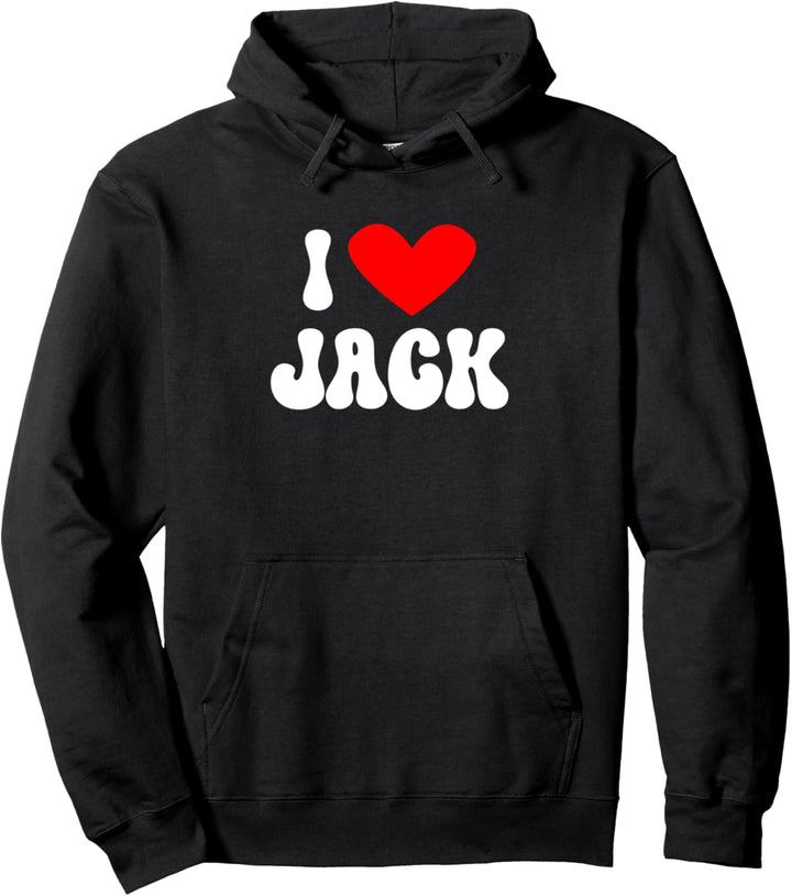 Ich liebe Jack Pullover Hoodie