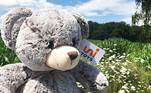 Uni-Toys - Teddybär, superweich (Hellbraun) - 24 cm (Höhe) - Plüsch-Bär, Teddy - Plüschtier, Kuschel