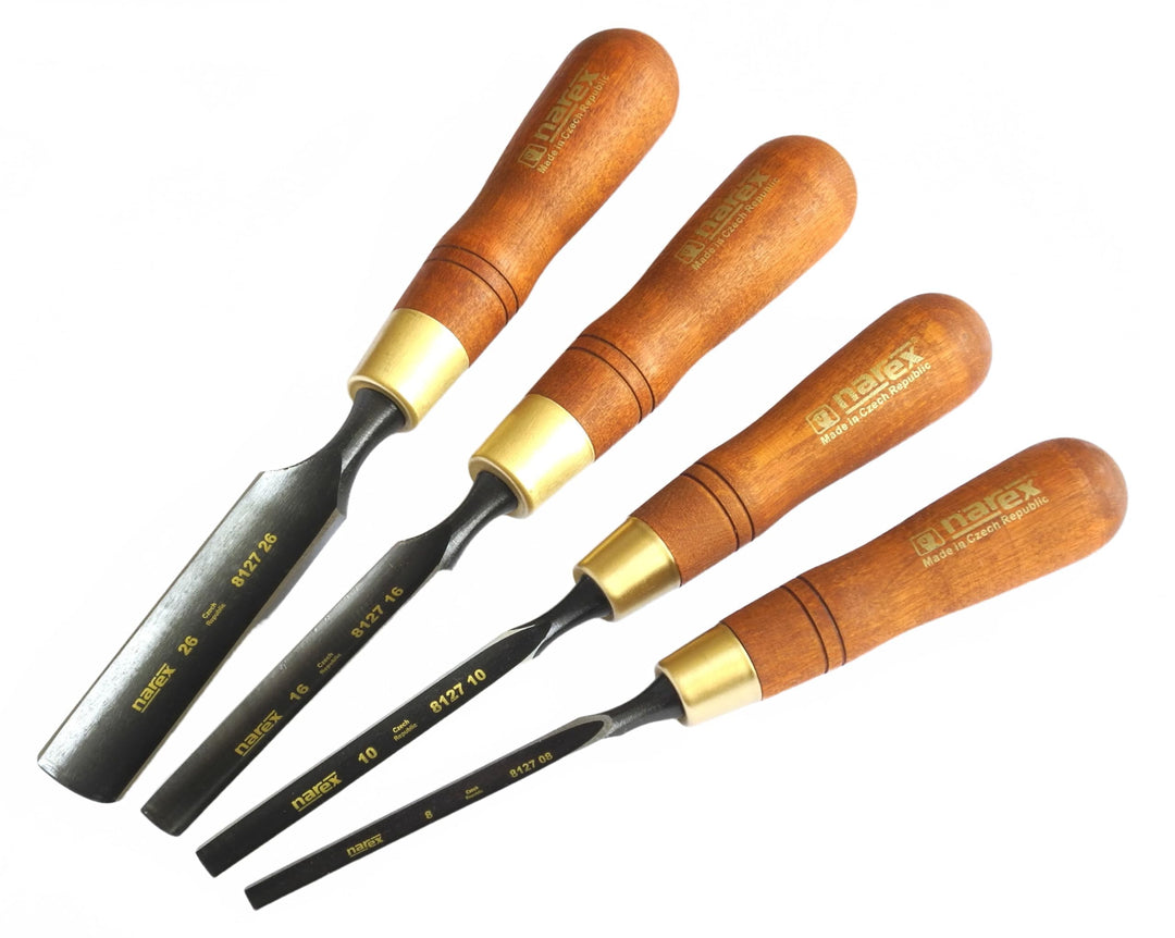 Hohlbeitel Set Premium 4 tlg (8/10 / 16/26 mm)