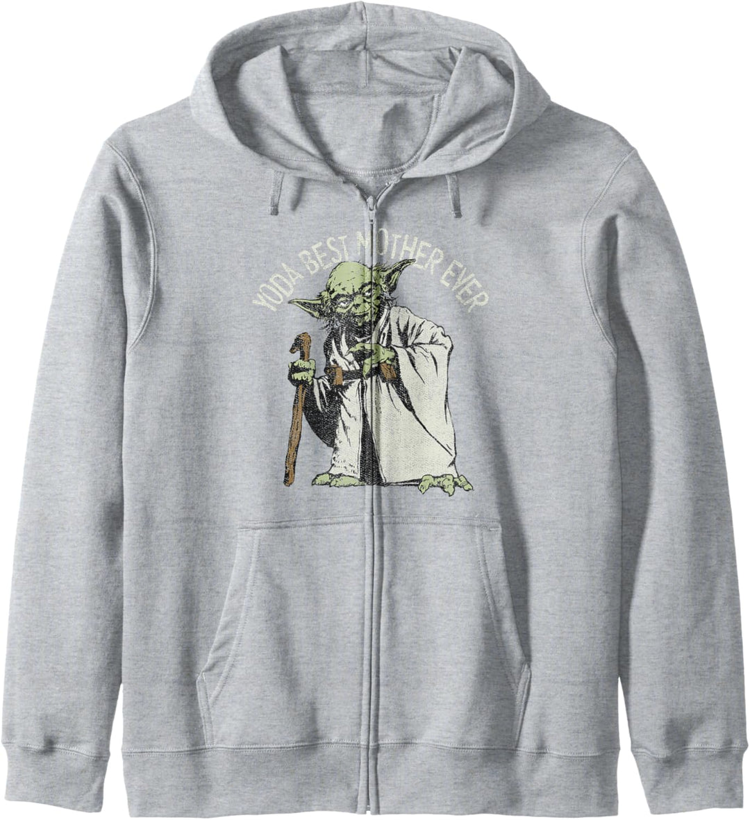 Star Wars Yoda Best Mother Ever Portrait Kapuzenjacke