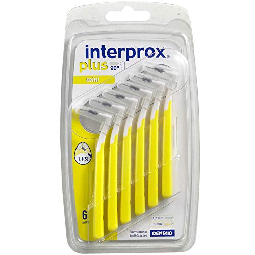 3x Interprox plus Interdentalbürsten gelb mini 6er Pack (3x 6er Pack)