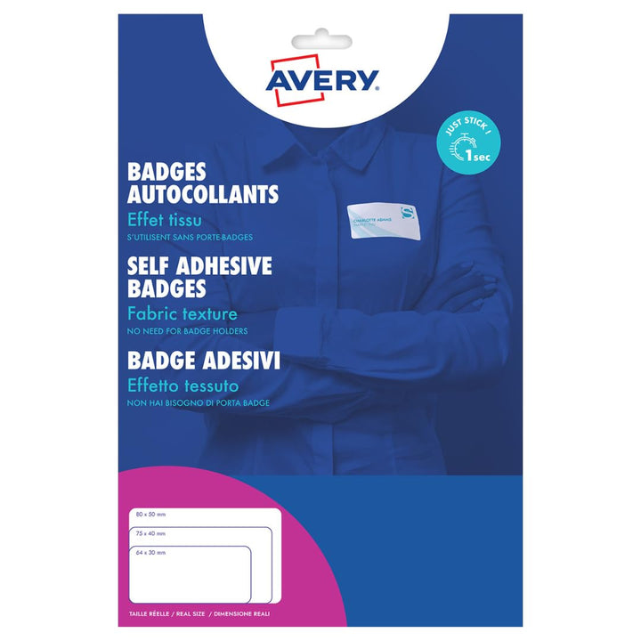 Avery L4784-20 Selbstklebende Namensschilder