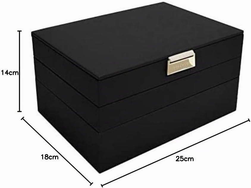 Stackers Schwarz Klassisch Schmuckschatulle -3, Schwarz