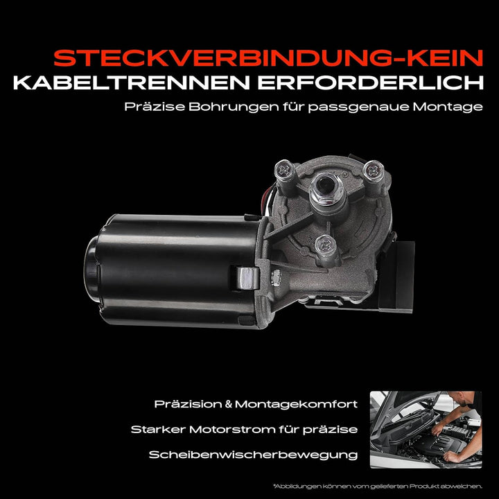 Frankberg 1x Wischermotor Scheibenwischermotor 12V 5-Polig Vorne Links oder Rechts Kompatibel mit Do