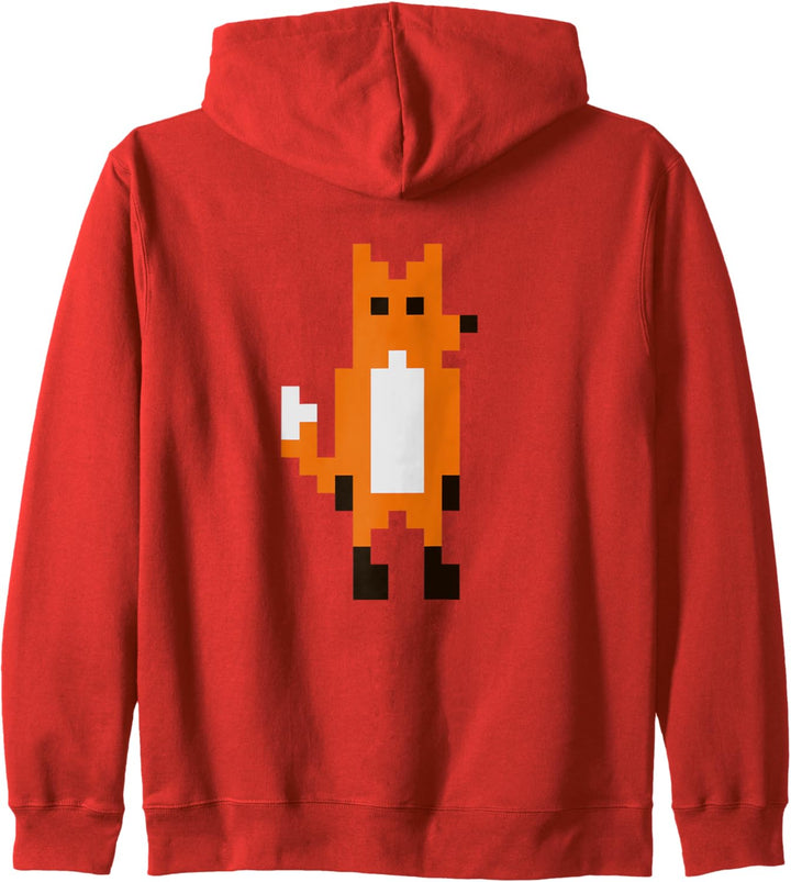 Der Pixel Fuchs Kapuzenjacke