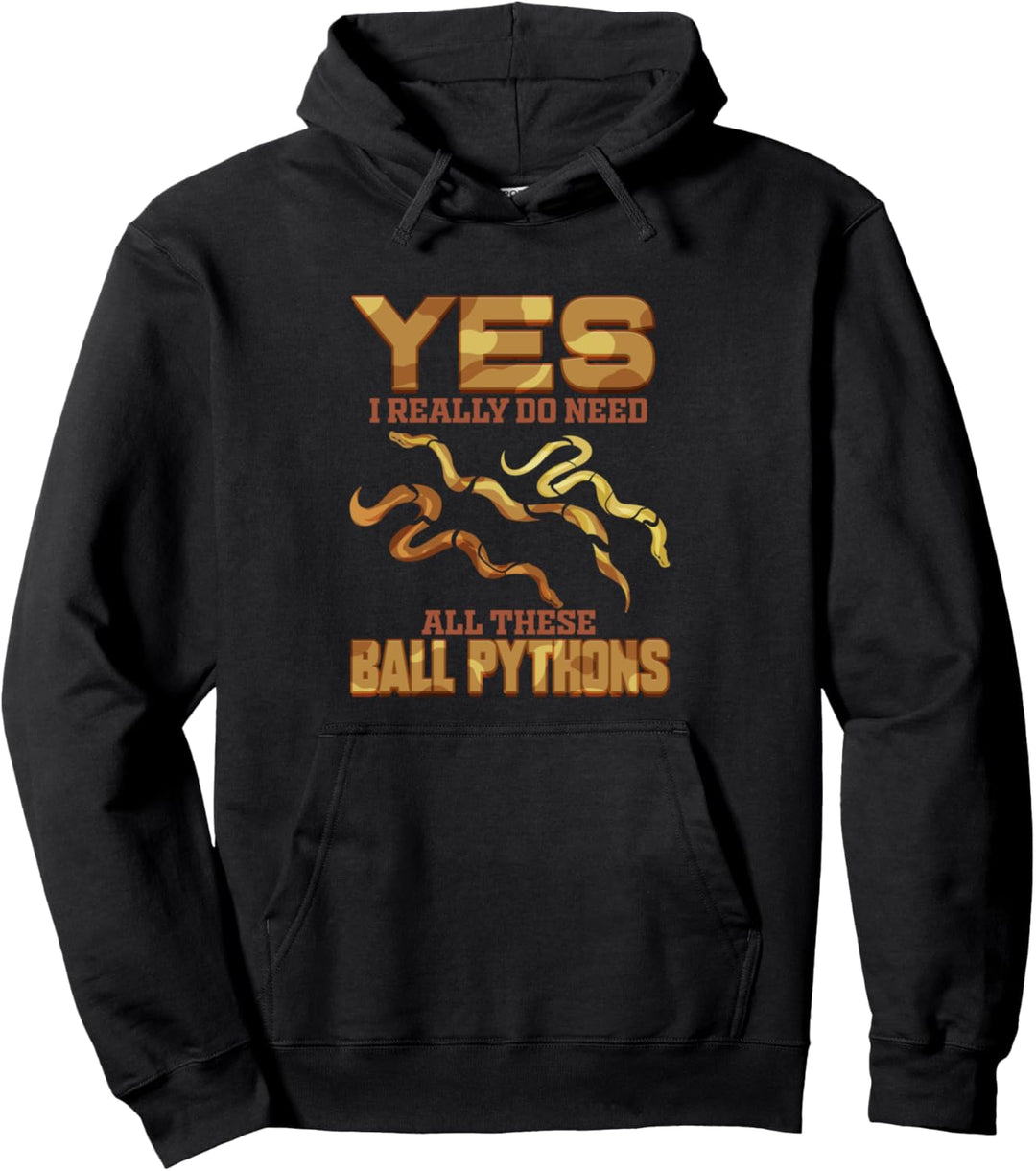 Königspython Schlange Schlangenzucht Python Geschenk Pullover Hoodie