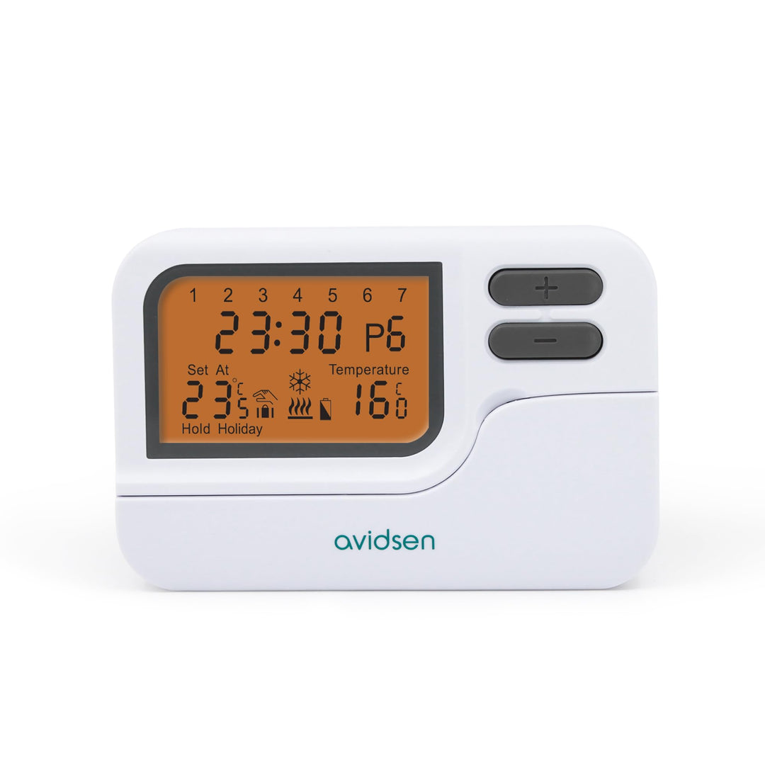 Avidsen 103953 CHRONOTHERMOSTAT, wöchentlich weiss