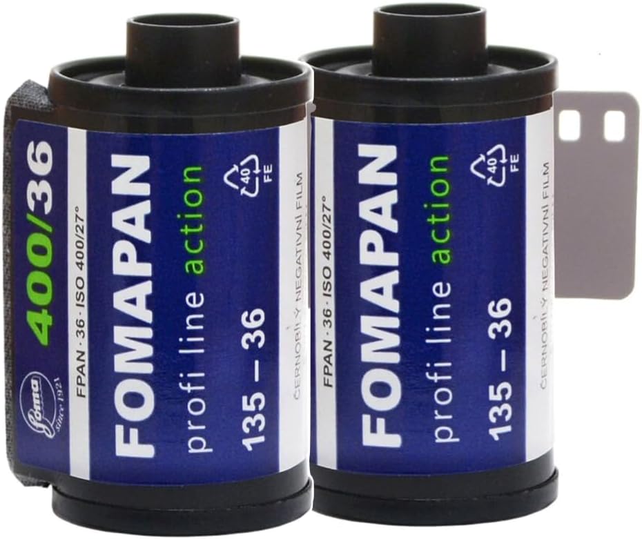 FOMAPAN Action 400 135/36 2er Pack Kleinbild 35mm 36 Aufnahmen 2 Pack 400 ISO, Kleinbild 35mm 36 Auf