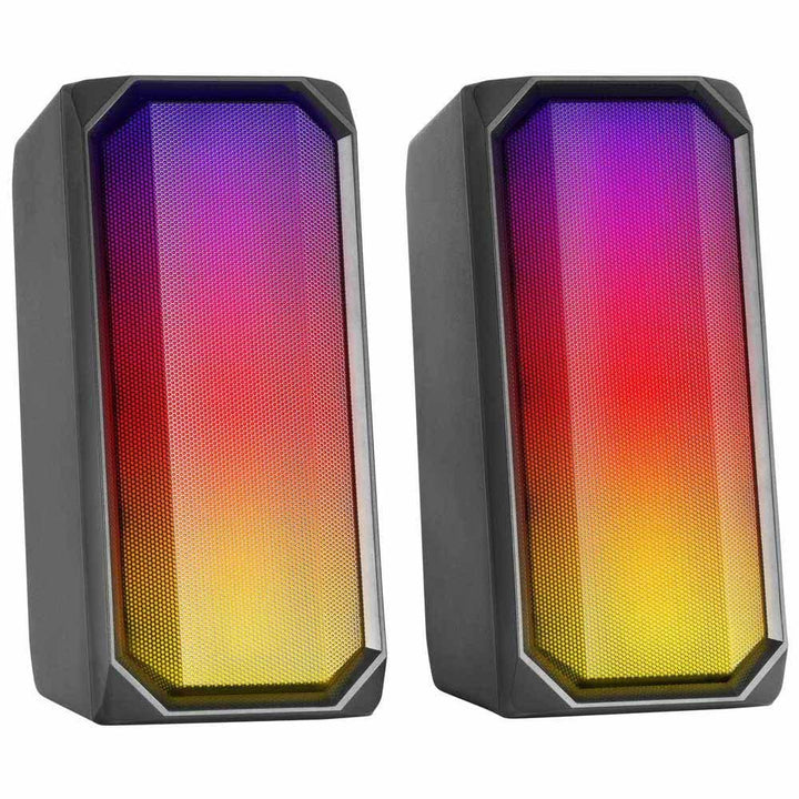 Mars Gaming MSRGB, Bluetooth Lautsprecher 15W, RGB Full Mesh, 2 Aktive Treiber, Schwarz