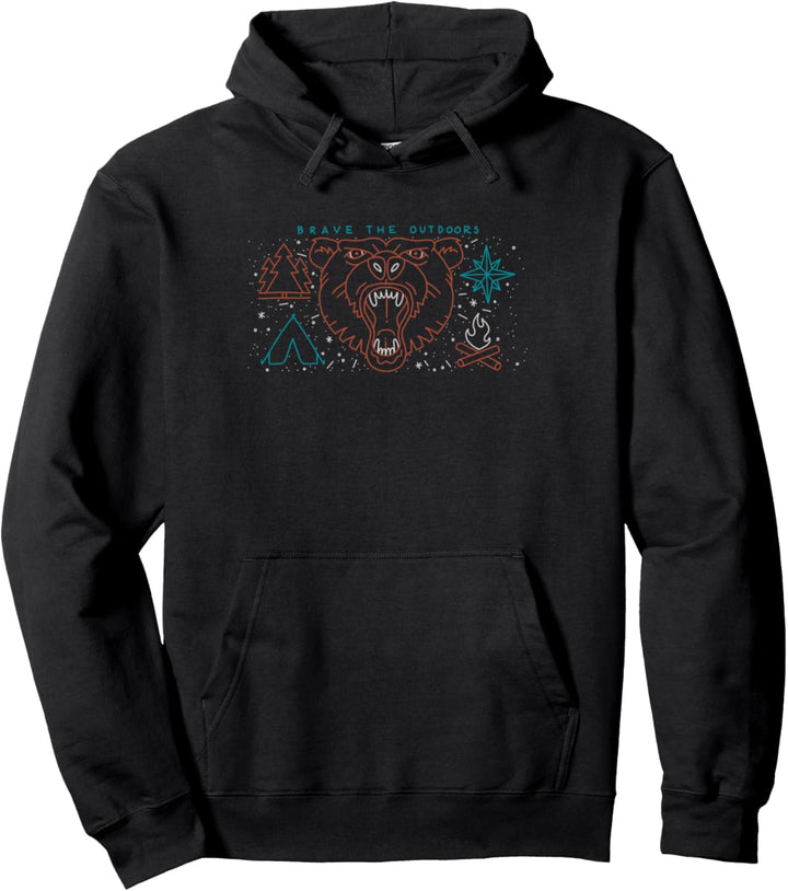 Mutig Die Draussen Pullover Hoodie