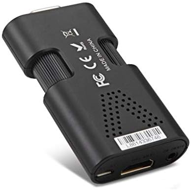 PremiumCord elektronischer Konverter VGA + Audio zu HDMI, Full HD 1080p, schwarz