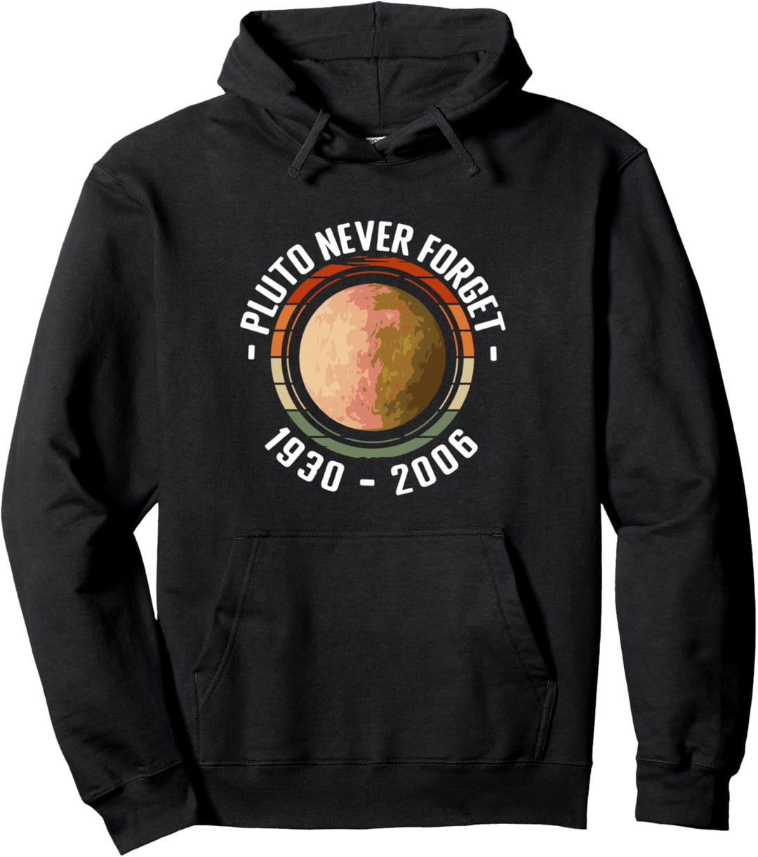 Pluto Never Forget 1930-2006 Pullover Hoodie
