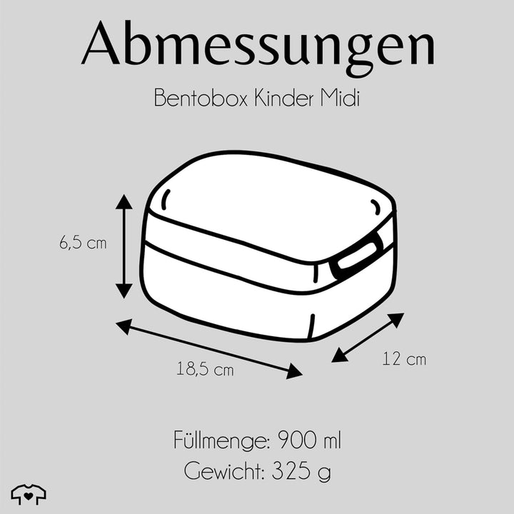 Shirtracer Mepal Lunchbox Kinder personalisiert Rehkitz süss Name 3 Hellblau, 3 Hellblau