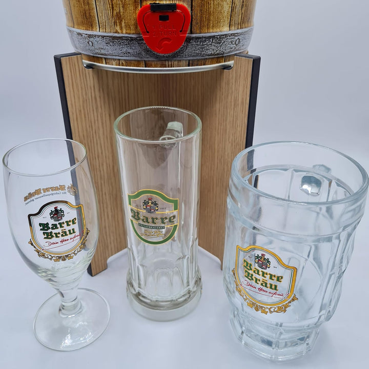 Black Friday 2in1-5 Liter Fasshalter oder gedreht als Weinflaschenhalter Zapfstelle Bierfasshalter f