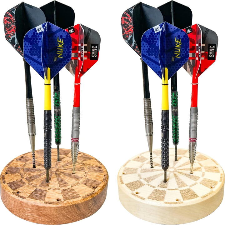 Puckdartständer - Dartscheibe Dunkel, Dunkel