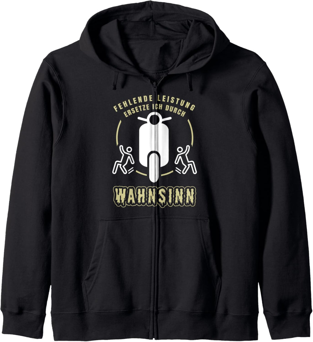 Witziger Roller Spruch Rollerfahrer Zweirad Kapuzenjacke