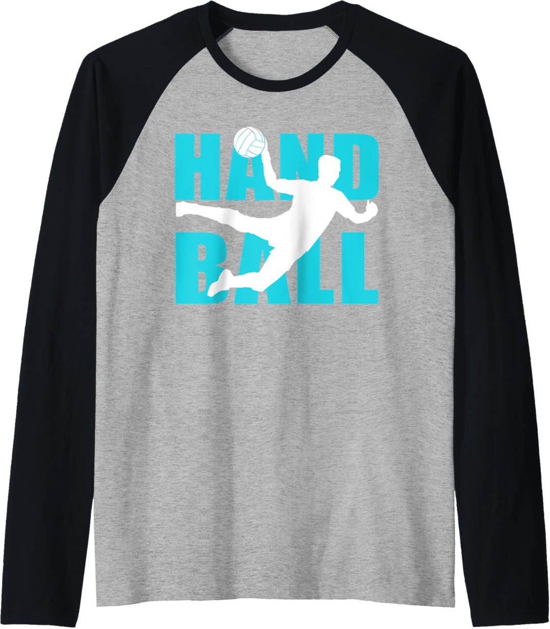 Handballspieler Design Handball Hobby Wurfball Raglan