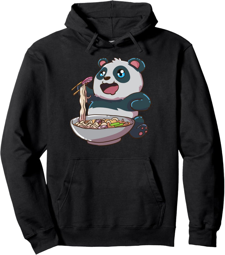 Panda Ramen Kawaii Pullover Hoodie
