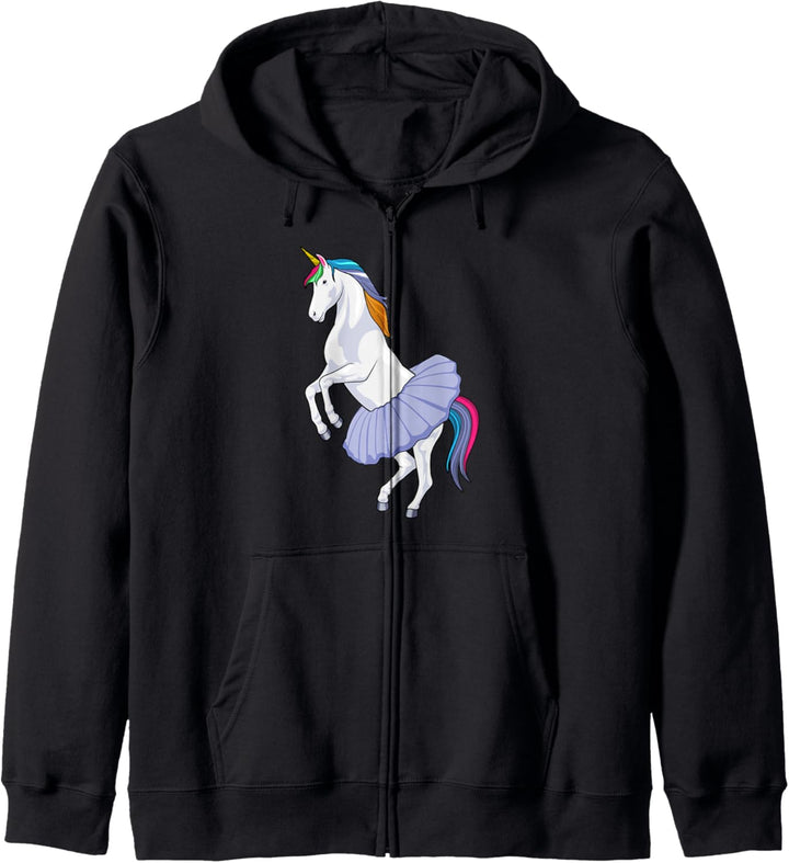 Einhorn Ballett Tanz Rock Kapuzenjacke