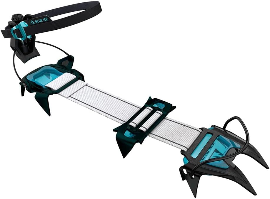 Blue Ice Harfang Enduro Steigeisen Schwarz, Schwarz