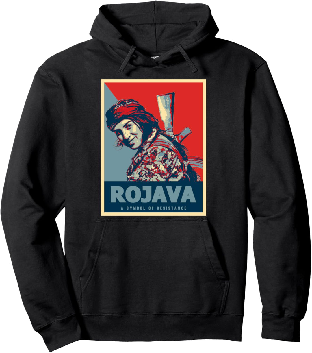 Kurdische Rojava Design Kurdistan Kämpfer Hope Pullover Hoodie