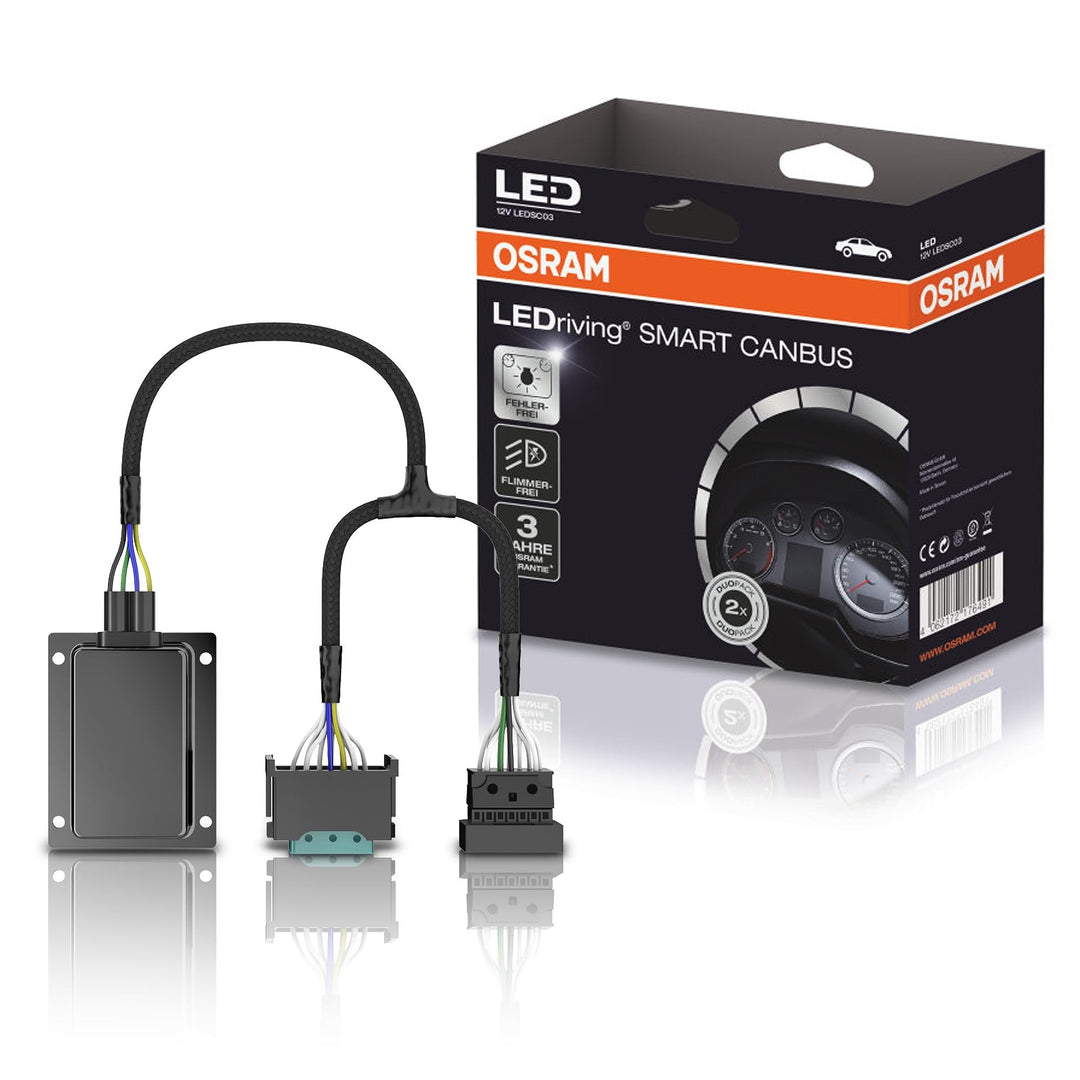 OSRAM LEDriving SMART CANBUS, LEDSC03-1, umgeht das Lampenausfallerkennungssystem für LED Retrofit L