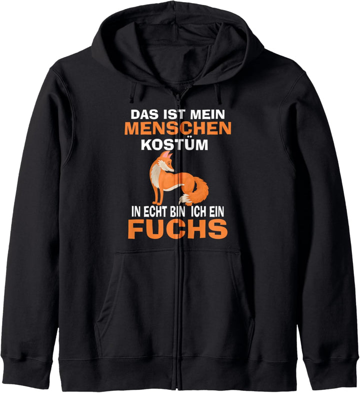 Fuchs Kostüm Rotfuchs Wildtier Geschenk Kapuzenjacke